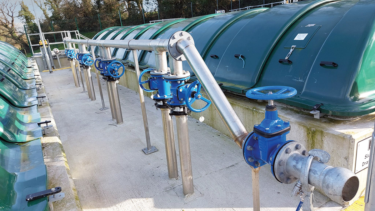 Desludge valves - Courtesy of DLJ Water Ltd