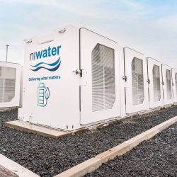 Battery Energy Storage System (BESS) Cubes – Courtesy of NI Water and GRAHAM Construction