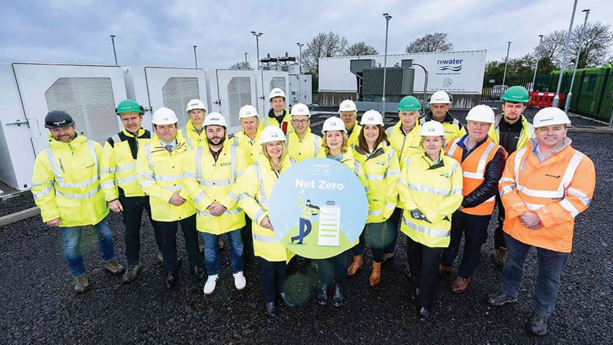 Dunore Point BESS project team – Courtesy of NI Water