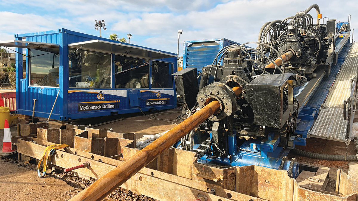 500 T drilling rig - Courtesy of Galliford Try