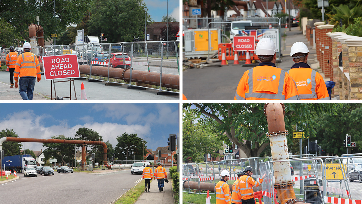 Traffic management during the works - Courtesy of @one Alliance
