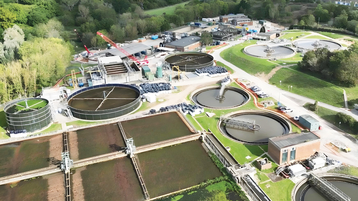 The upgrade of Horsham New WwTW will allow for an expected increase in the local population up to 2035. It also caters for the transfer of flows from three catchment treatment works at Mannings Heath, Warnham and Faygate - Courtesy of CMDP JV