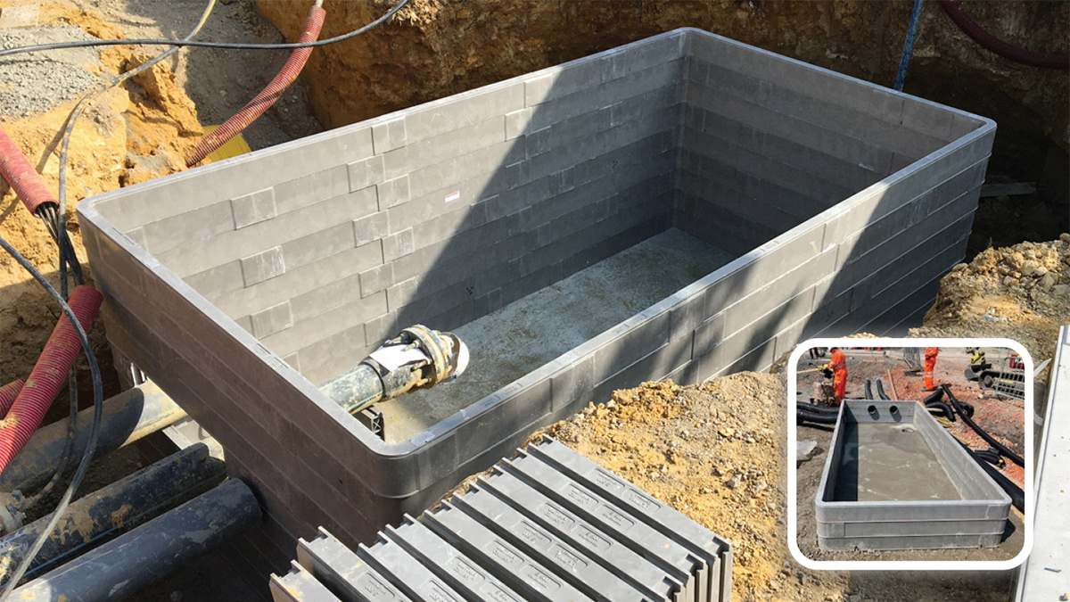 Example of a Cubis Systems modular chamber and (inset) chamber being assembled at Leominster- Courtesy of Cubis Systems & Morgan Sindall