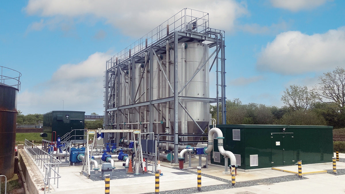 Leominster WwTW: New tertiary nitrifying sand filter system for phosphorus removal - Courtesy of Morgan Sindall Infrastructure