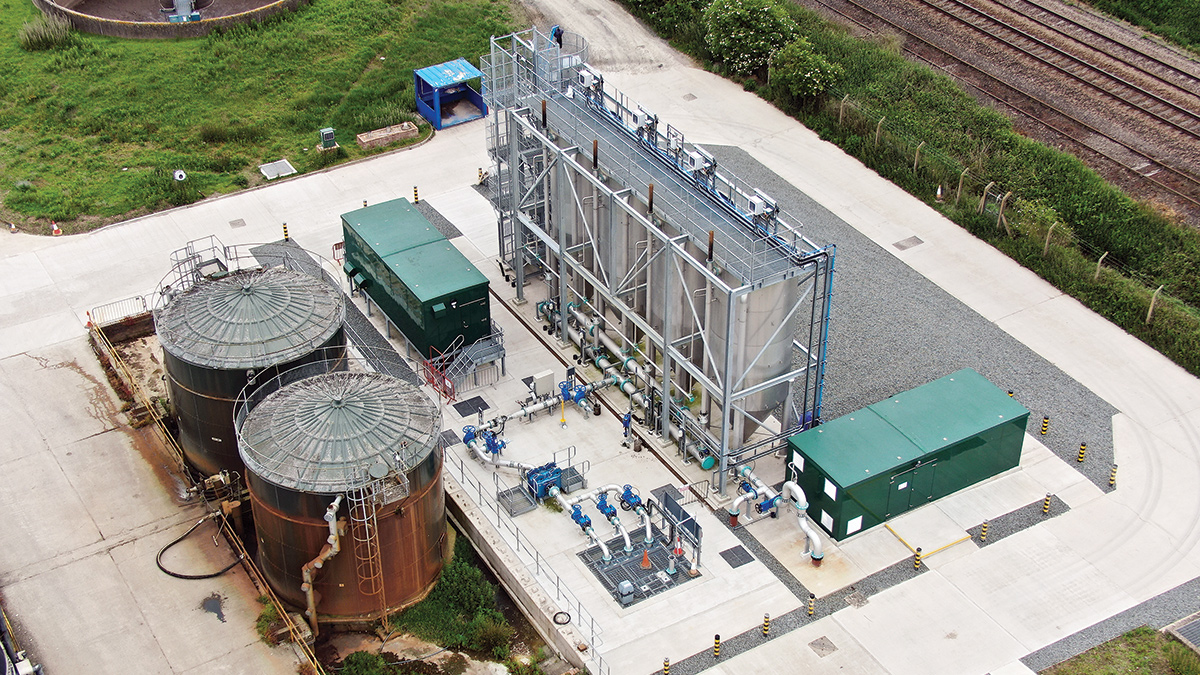 Fully constructed tertiary treatment system integrated into existing treatment works - Courtesy of Morgan Sindall Infrastructure