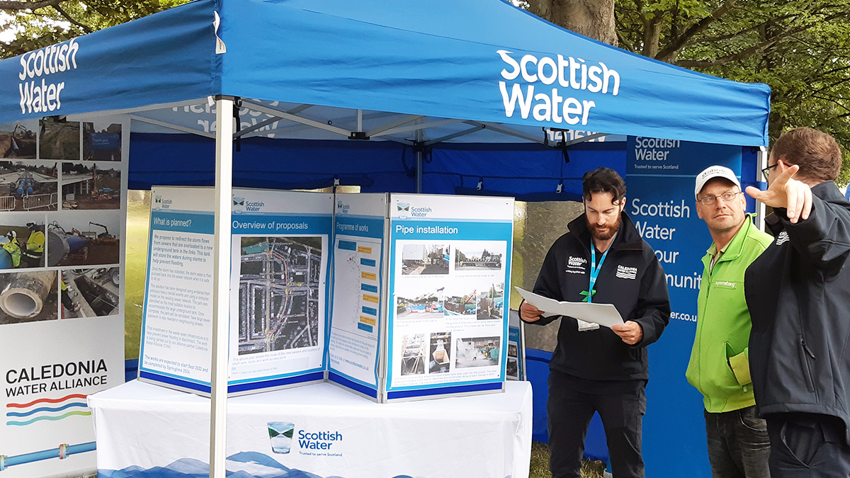 Customer information event - Courtesy of Scottish Water