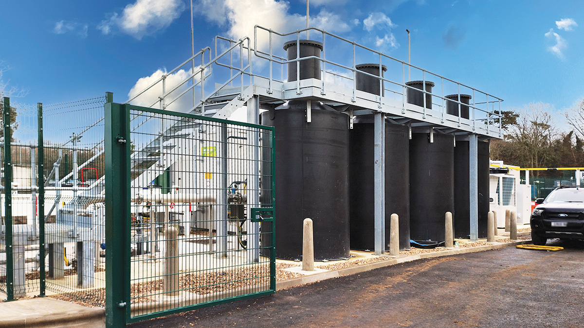 Activated carbon pre-treatment units - Courtesy of SGN Green Gas Solutions