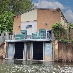 Complete Installation of two S1800 Hydrolox Screens and decking system - Courtesy of South West Water & Fishtek ltd