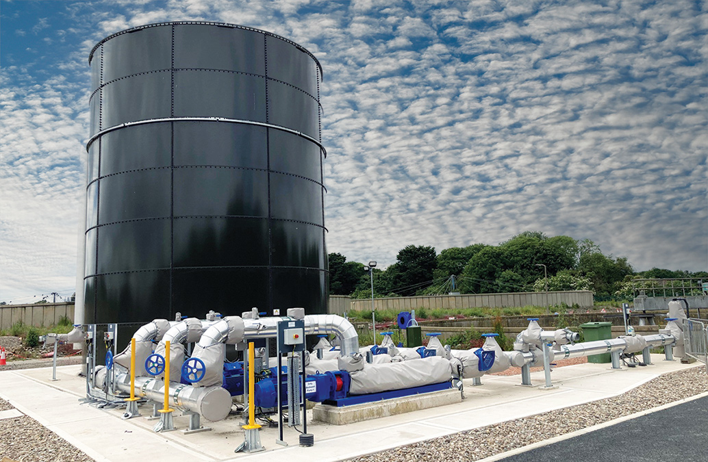 Dirty backwash tank and returns pumping station - Courtesy of Morgan Sindall Infrastructure