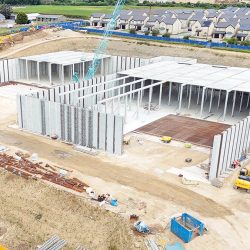 Springwell Service Reservoir construction progress (June 2024) - Courtesy of Mott MacDonald Bentley