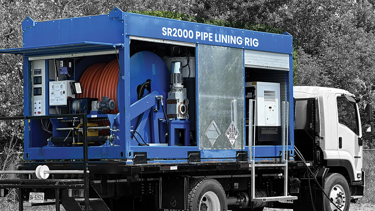 SCHUR-BPH lining rig - Courtesy of Yorkshire water