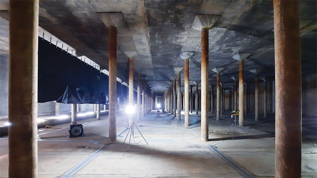 Inside the Sundon Reservoir - Courtesy of Ward & Burke