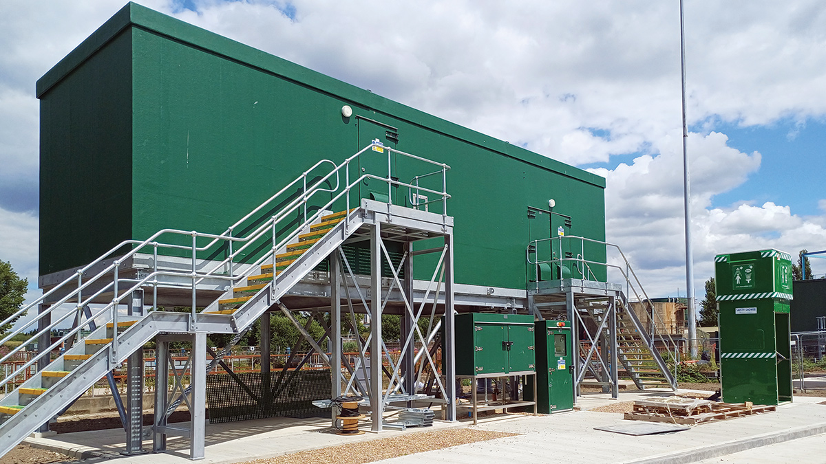 Aldwarke STW ferric sulphate dosing installation - Courtesy of Glanua Group