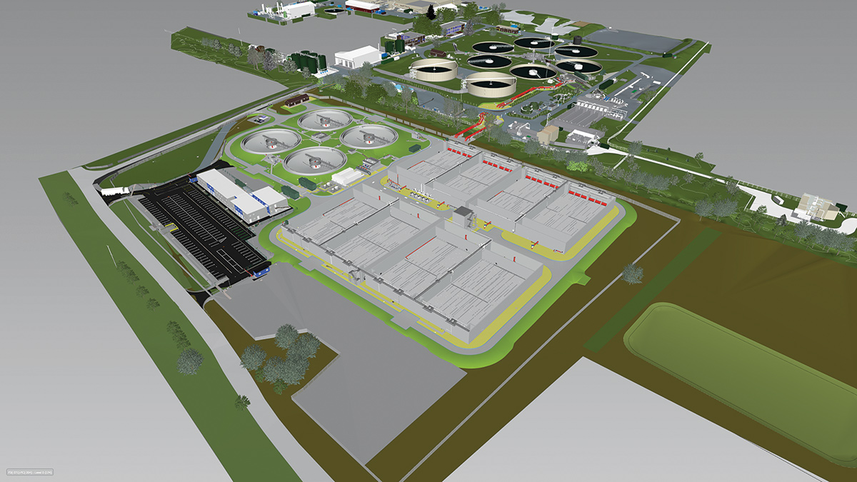 3D BIM model of existing and new works - Courtesy of YTL Construction UK