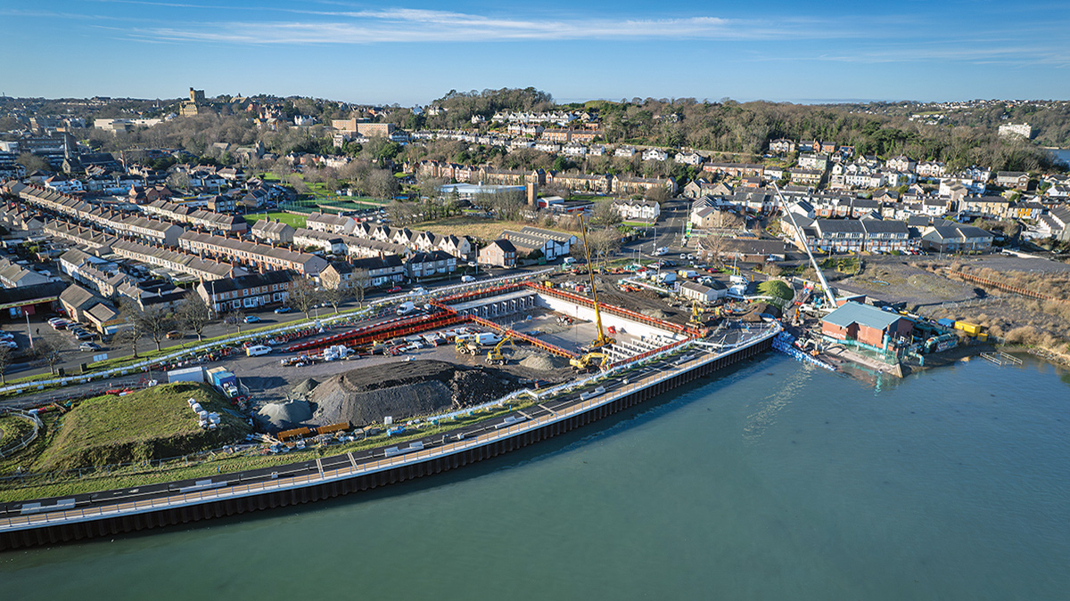 Bangor Beach Road PS Project - Courtesy of Griffiths Ltd