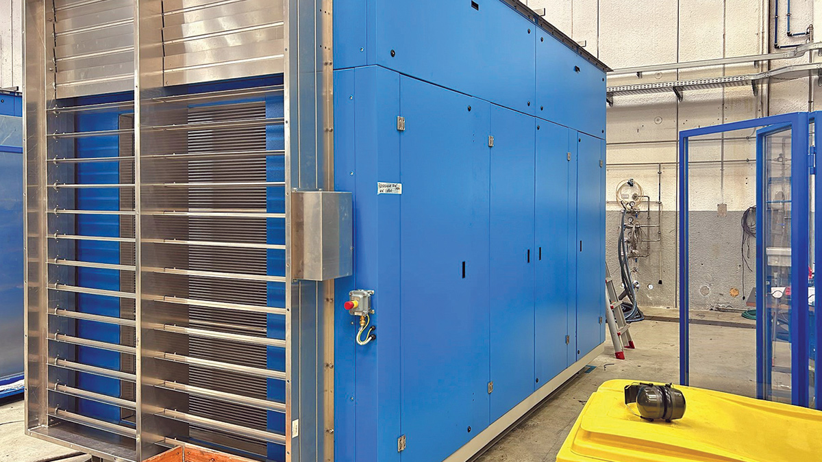 Blackburn Meadows biogas compressor - Courtesy of SGN Commercial Services