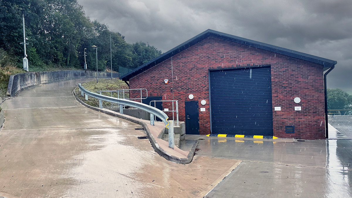 The new Avish Pumping Station - Courtesy of DAWSON-WAM & NI Water