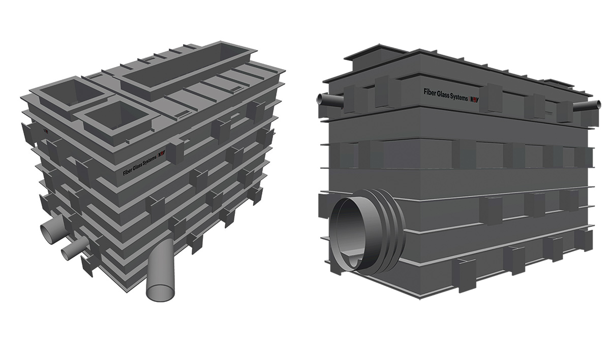 3D external render of CSO chamber - Courtesy of Galliford Try