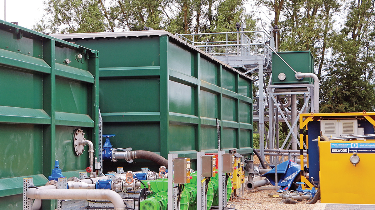 MBBR tanks & walkway - Courtesy of @one Alliance