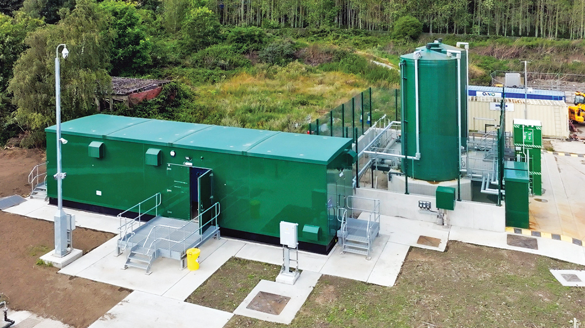 Chemical dosing area: Off-site manufactured kiosks and storage tanks - Courtesy of Barhale Enpure JV