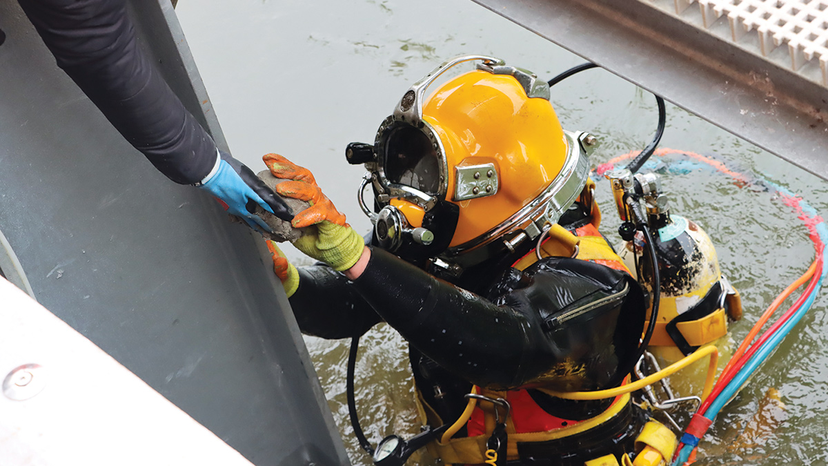 Dive operations - Courtesy of Anglian Water’s @one Alliance