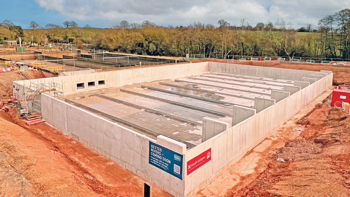 Final tank commissioning (March 2025) - Courtesy of Kier