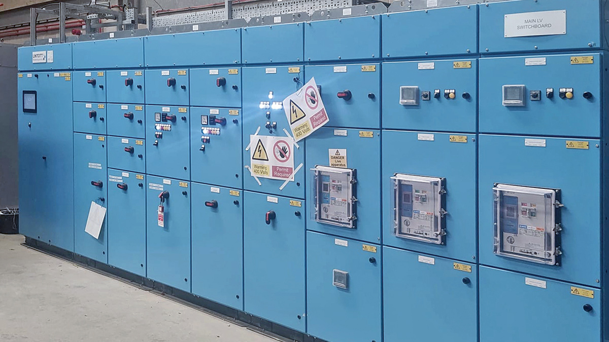 New LV switchboard - Courtesy of Enpure