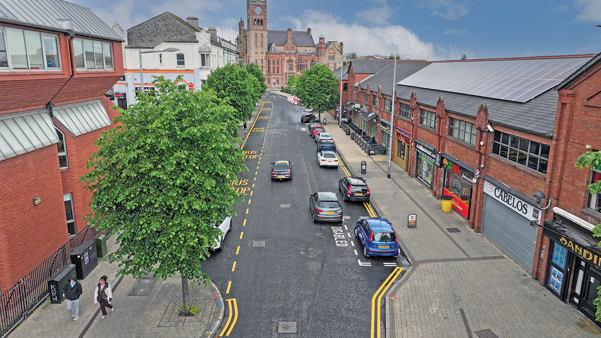 Foyle Street reopened - Courtesy of BSG Civil Engineering Ltd