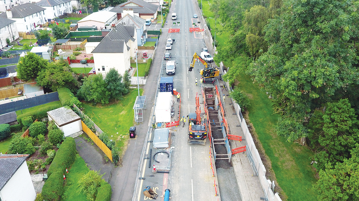 Pipe laying operations - Courtesy of CWA