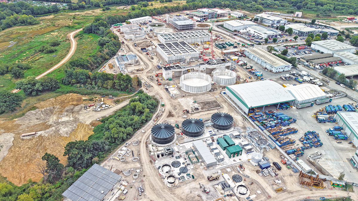 Figure 1: Guildford STW site in August 2025 - Courtesy of BAM