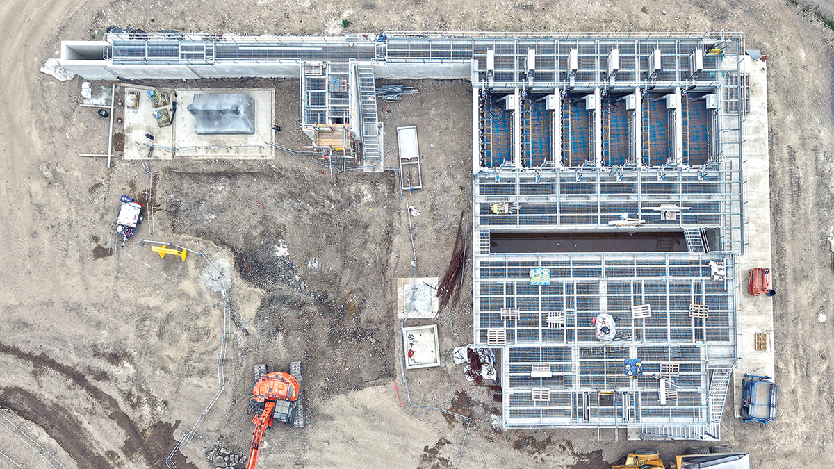 Figure 12: Tertiary treatment plant construction (August 2025) - Courtesy of BAM