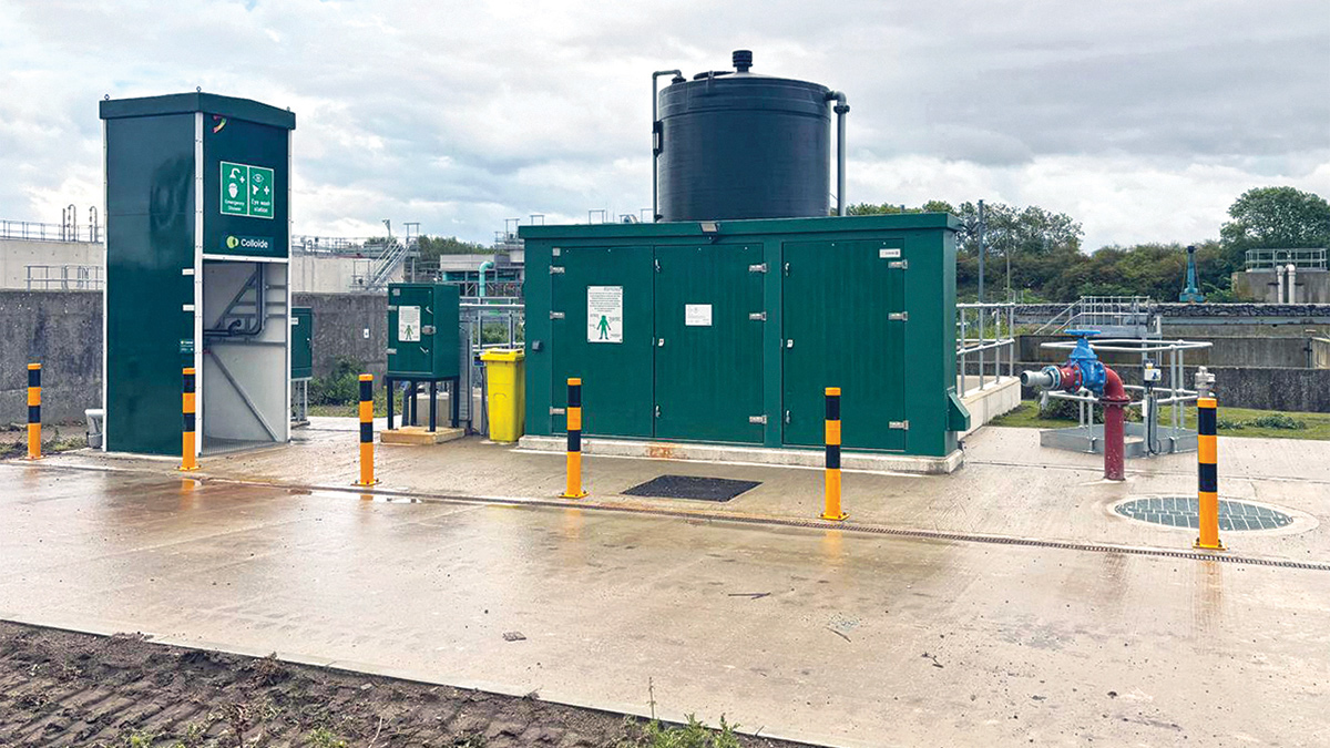 New chemical dosing area - Courtesy of MMB