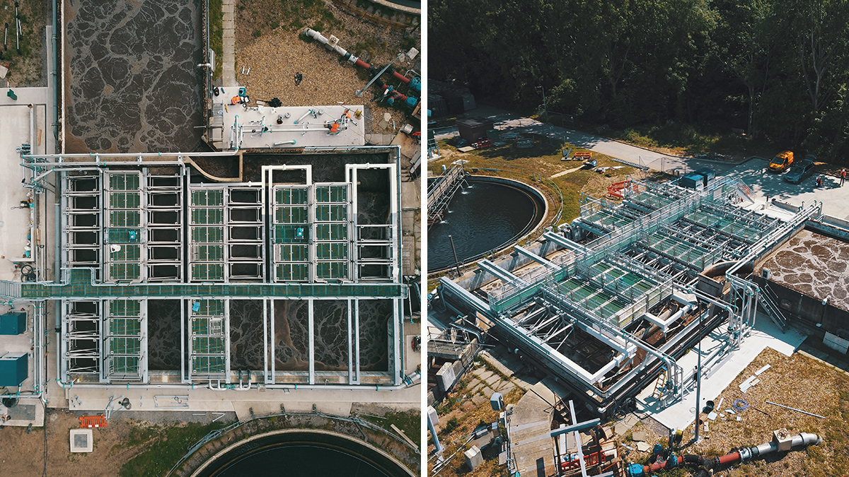  IFAS steelwork installation - Courtesy of Trant Engineering