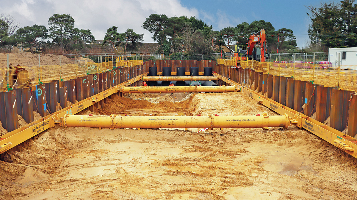 The cofferdam - Courtesy of Anglian Water’s @one Alliance