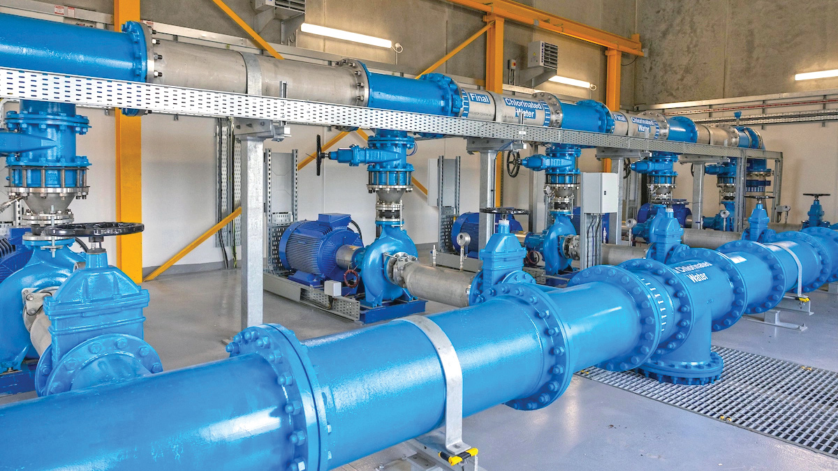 High lift pump room - Courtesy of Glanua