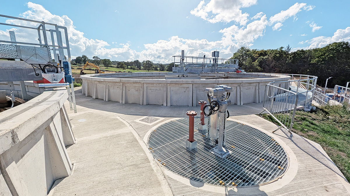 PSTs drain down chamber (August 2025) - Courtesy of MMB