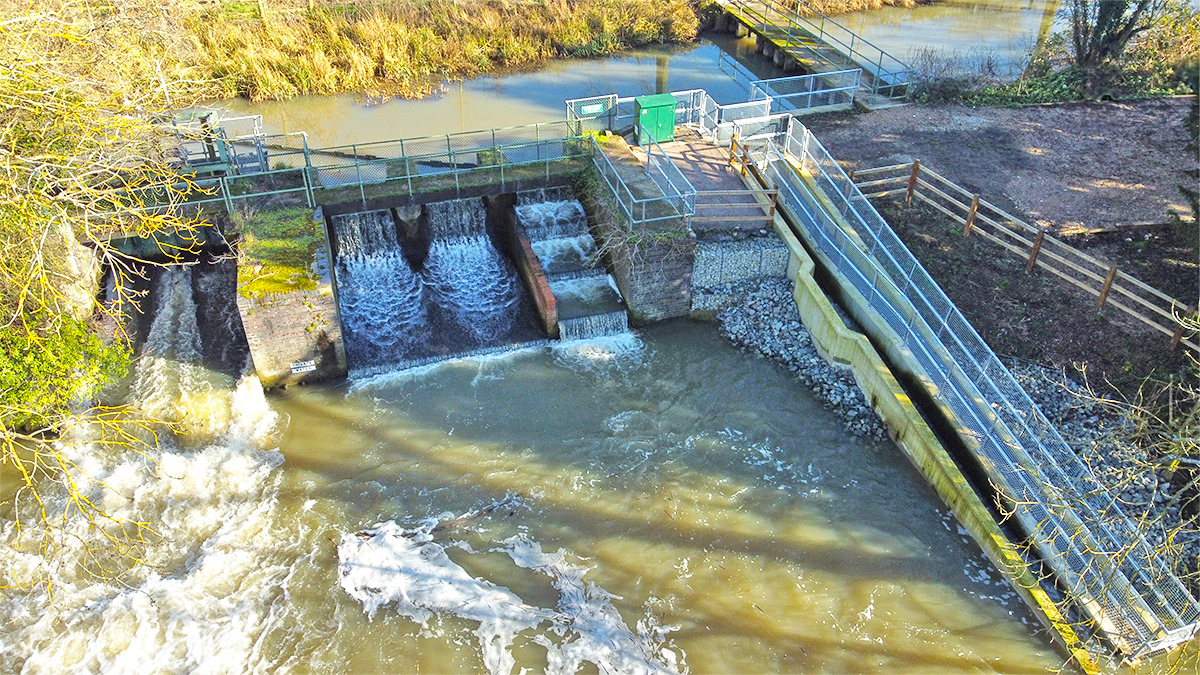 The completed Langford Fish & Eel Pass - Courtesy of Stonbury Ltd