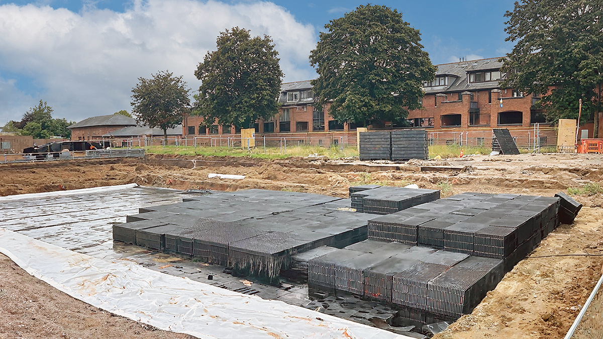 GEOlight<sup>®</sup> modular storage tank - Courtesy of Forkers Ltd