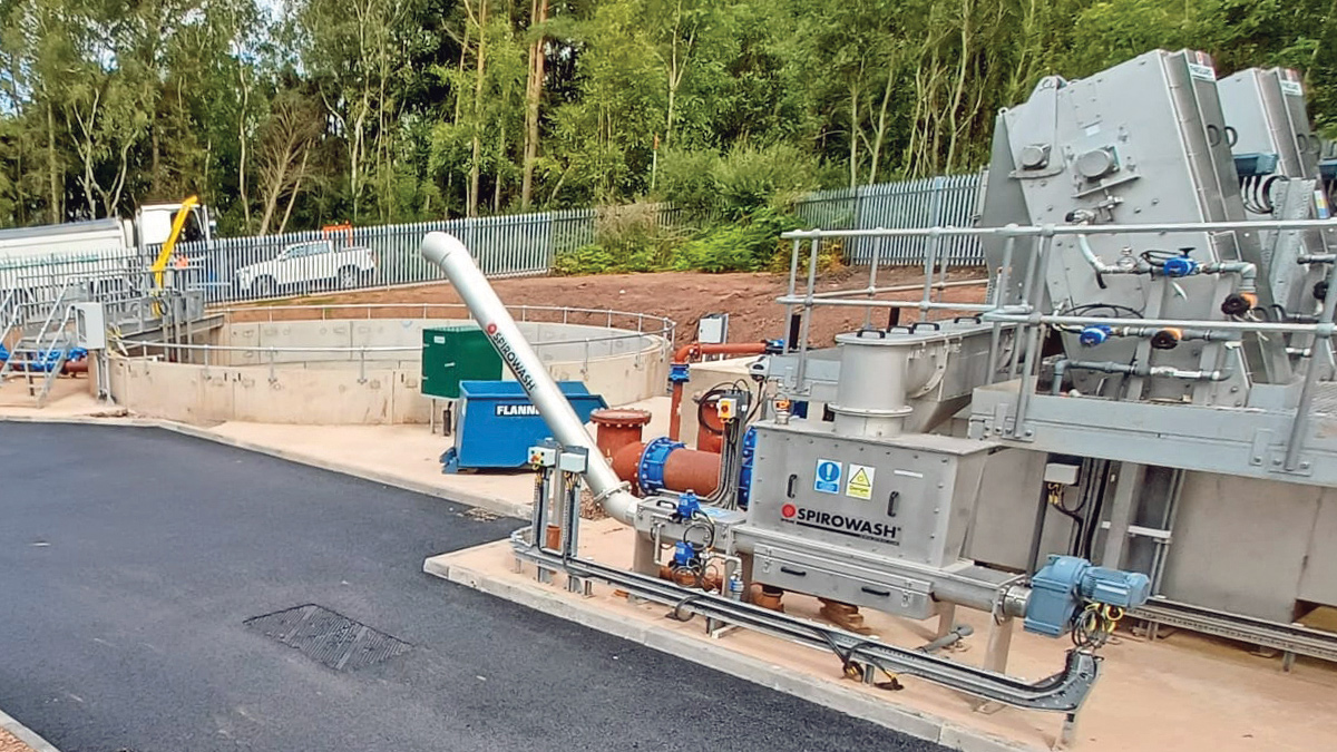 New SPIRAC Ltd inlet works package plant - Courtesy of Coffey