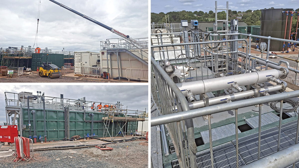 Installation of the containerised MBRs - Courtesy of Coffey