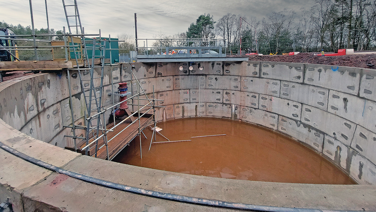 Sanitorium TPS shaft tank - Courtesy of Coffey