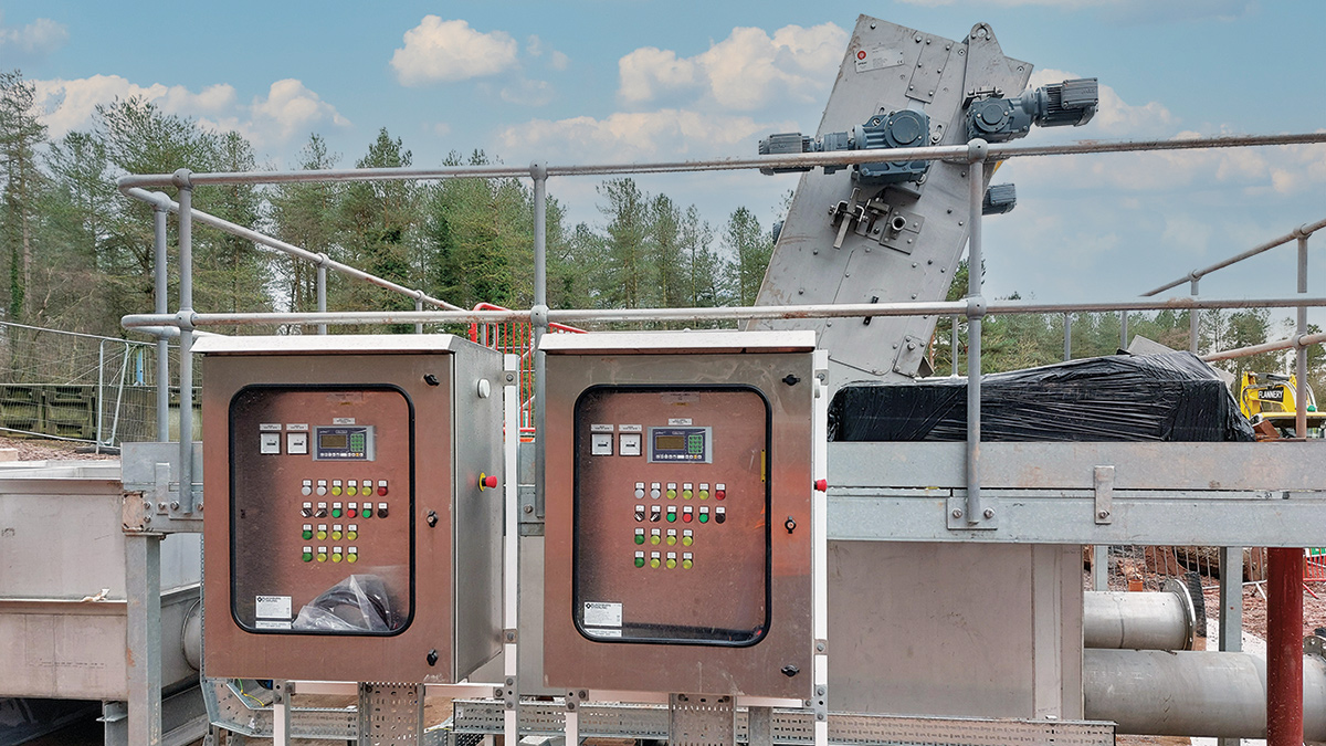 LCPs from RSE Control Systems (Blackburn Starling Ltd) for the new SPIRAC Ltd inlet works - Courtesy of Coffey