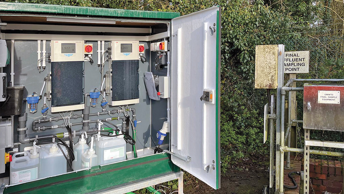 Village Transfer Pumping Station final effluent monitoring equipment from Servitech International Ltd - Courtesy of Coffey