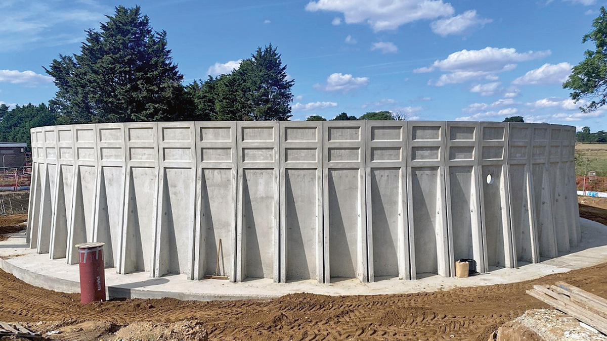 Example of a precast concrete tank that will be used for the Longbridge PST & FSTs - Courtesy of Naylor Concrete Products Ltd