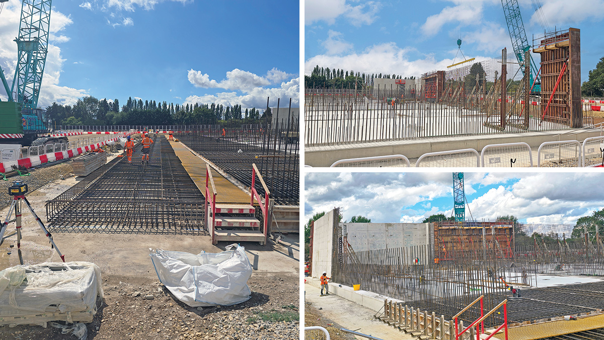 ASP construction (summer 2025) - Courtesy of Mott MacDonald Bentley