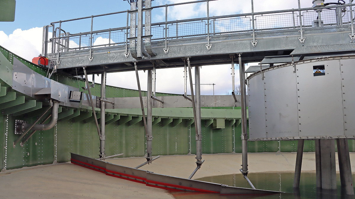 Interior of newly installed FFT tank - Courtesy of @one Alliance