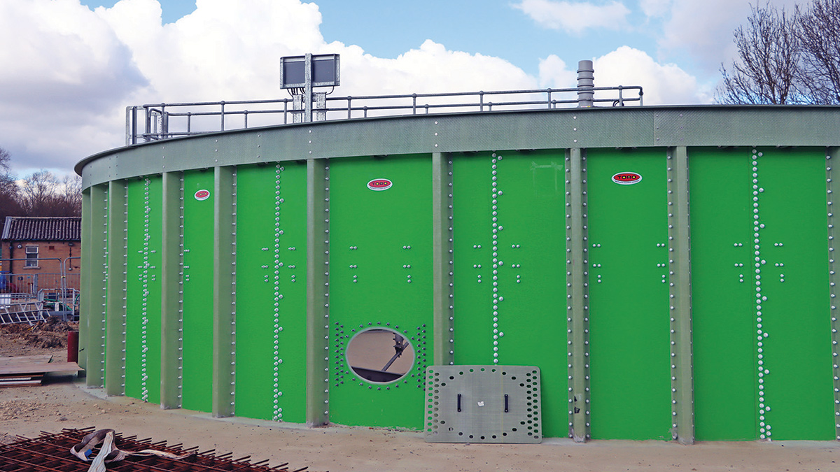 Exterior of newly installed FFT tank - Courtesy of @one Alliance