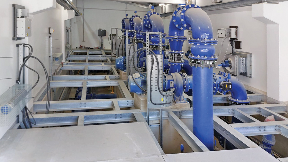 Mezzanine flooring above basement - Courtesy of Ward & Burke