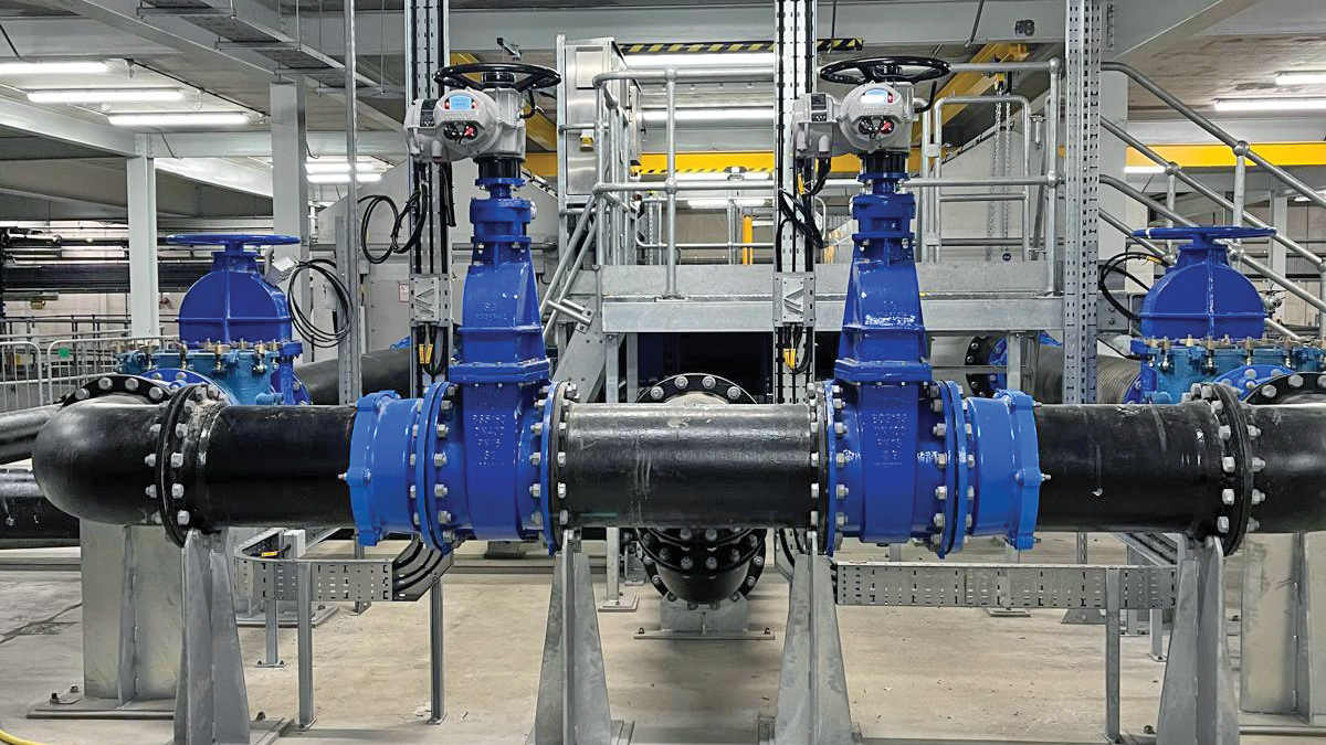 Tertiary filters inlet control valves - Courtesy of Murphy