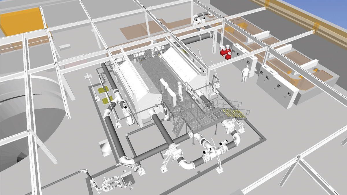 3D model view from the ECI design development stage - Courtesy of Murphy
